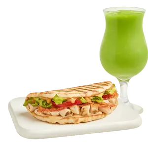 Smoothie and a Flatbread